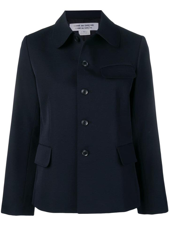 Comme Des Garçons Comme Des Garçons Short Button Jacket - Blue