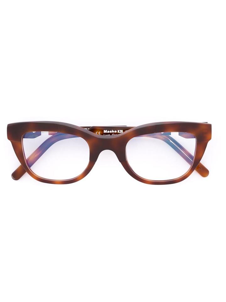 Kuboraum 'maske K20' Glasses, Brown, Acetate