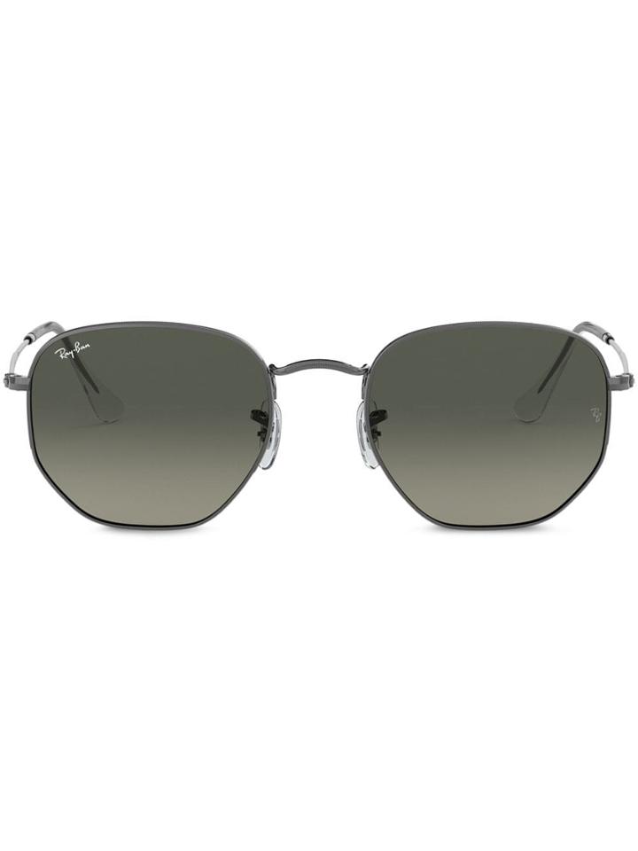 Ray-ban Hexagonal Frame Sunglasses - Metallic