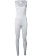 Melampo - Lurex Jumpsuit - Women - Nylon/polyester - 40, Grey, Nylon/polyester