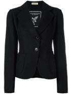 Wunderkind Fitted Blazer, Women's, Size: 36, Black, Silk/nylon/cashmere/virgin Wool