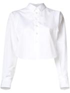 Comme Des Garçons Noir Kei Ninomiya Cropped Shirt - White