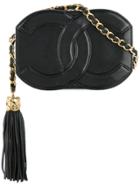 Chanel Vintage Mini Cc Chain Bag - Black