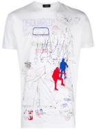 Dsquared2 Bad Camp Print T-shirt - White