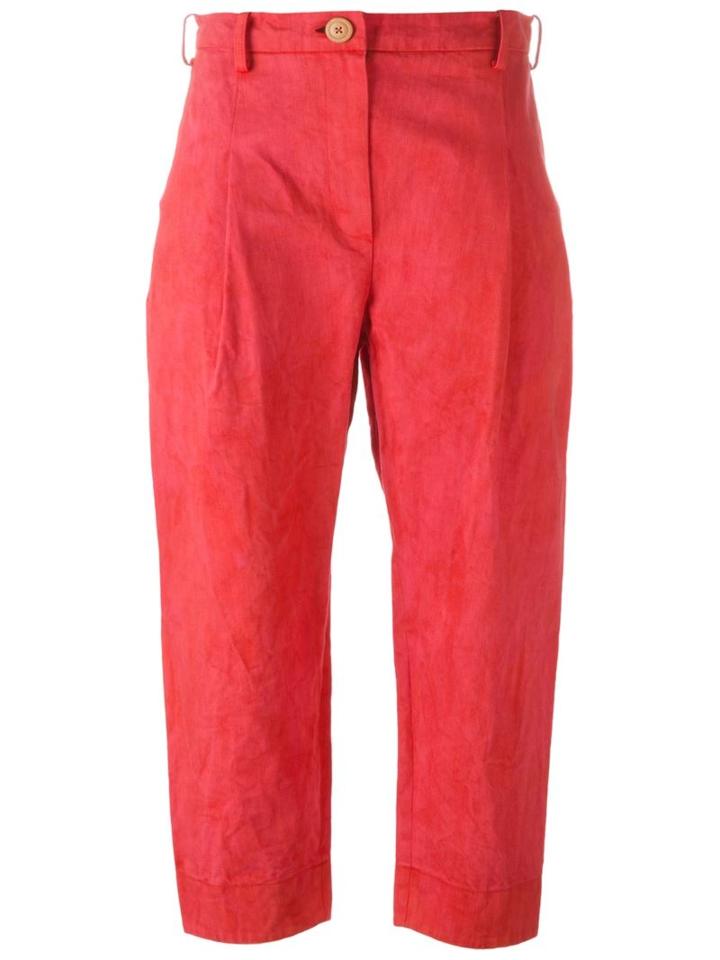 Suzusan Wide-legged Cropped Trousers