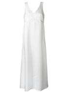 Cherevichkiotvichki - V-neck Dress - Women - Silk - S, White, Silk