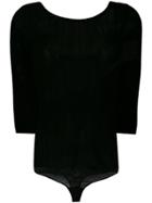 Theory Boat Neck Bodysuit - Black