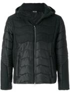 Emporio Armani Panelled Padded Jacket - Black