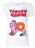 P.a.r.o.s.h. Ranch Graphic Sequined T-shirt - White