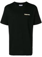 Paterson. Logo Print T-shirt - Black