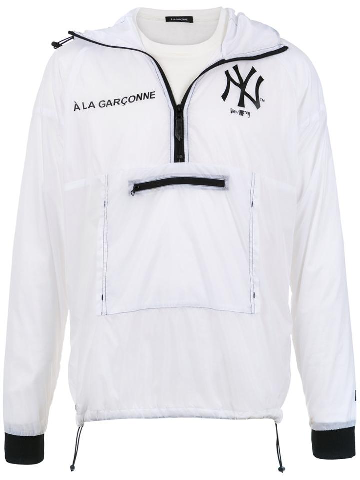 À La Garçonne New Era Hooded Jacket - White