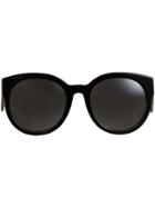 Burberry Eyewear Round Frame Sunglasses - Black