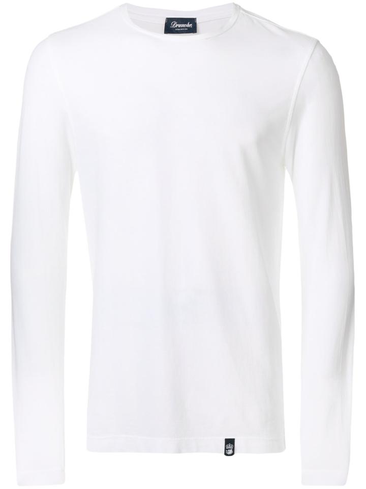 Drumohr Long Sleeved Top - White