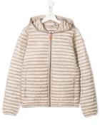 Save The Duck Kids Hooded Padded Jacket - Neutrals