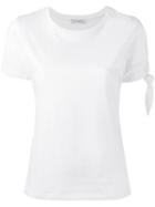 J.w.anderson Tie Knot Detail T-shirt, Women's, Size: Large, White, Cotton