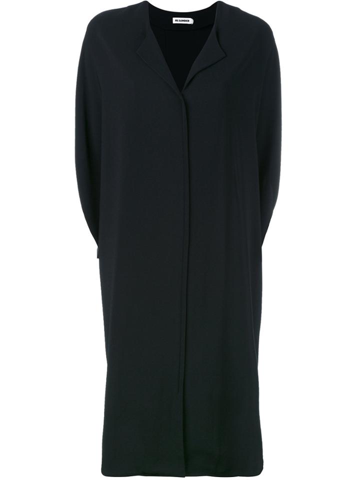 Jil Sander V-neck Dress - Black