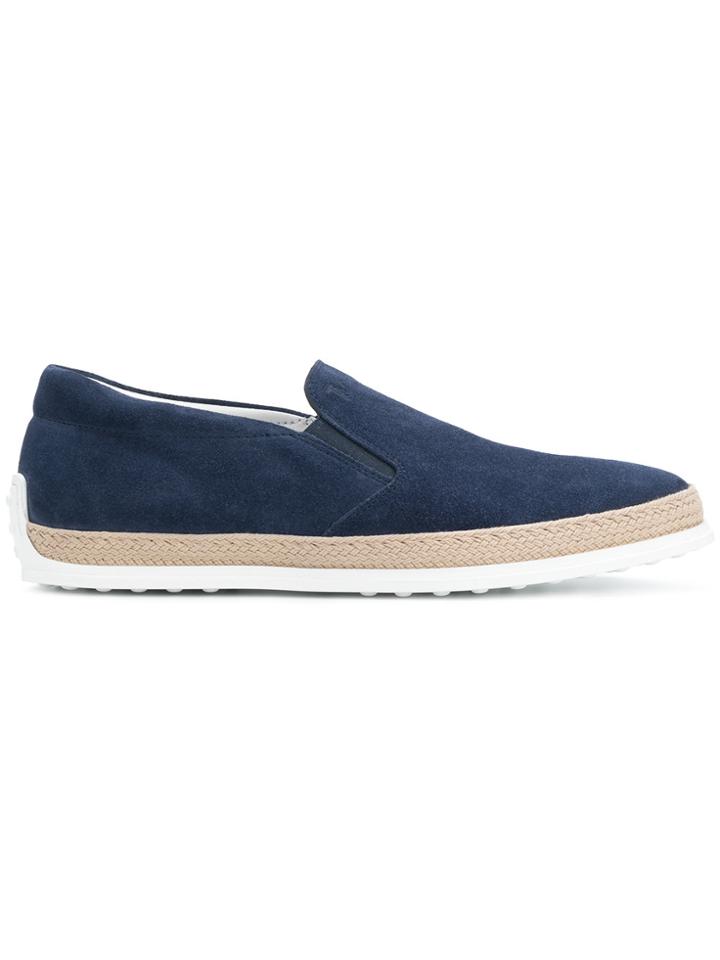 Tod's Espadrille Skate Shoes - Blue