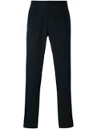 Giorgio Armani Slim Fit Trousers, Men's, Size: 46, Blue, Cotton/spandex/elastane/acetate/cupro