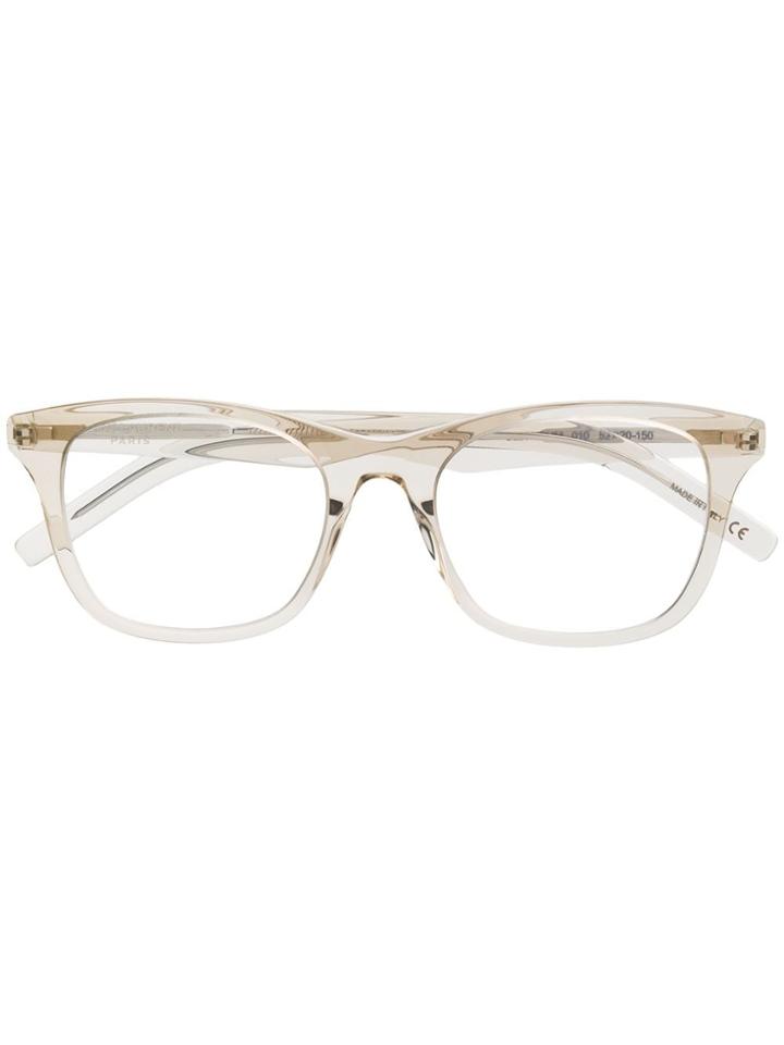 Saint Laurent Eyewear Square-shaped Sunglasses - Neutrals