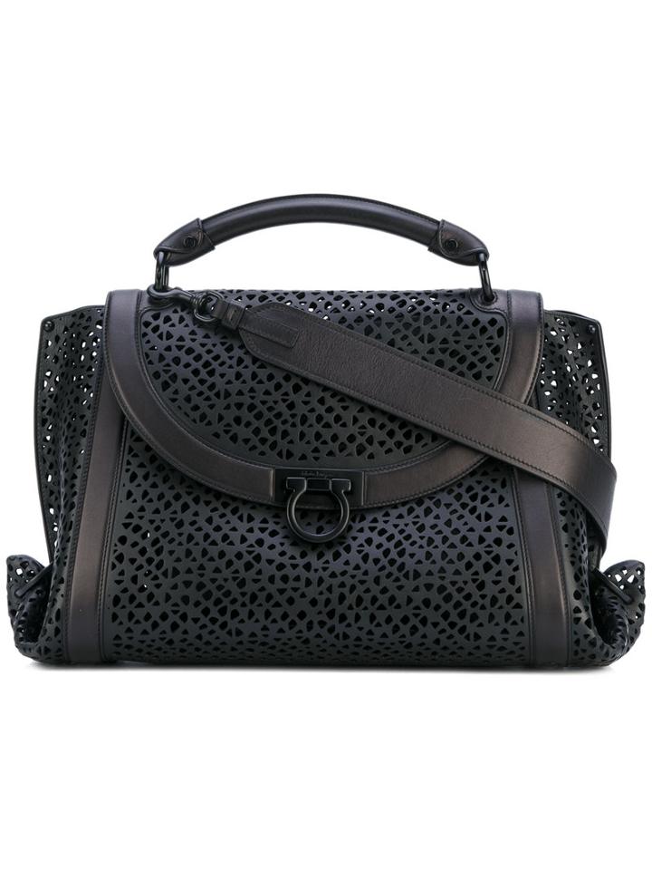 Salvatore Ferragamo - Sofia Tote - Women - Leather - One Size, Black, Leather