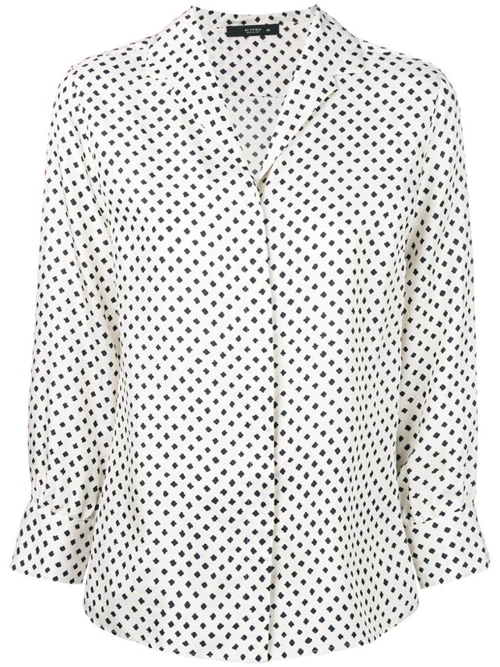 Etro Polka Dot Blouse - White