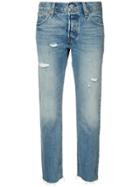 Levi's Cropped Tapered Jeans - Blue