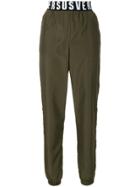 Versus Logo Waistband Sweat Pants - Green