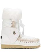 Mou Eskimo Lace-up Boots - White