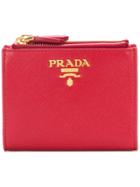 Prada Saffiano Wallet - Red