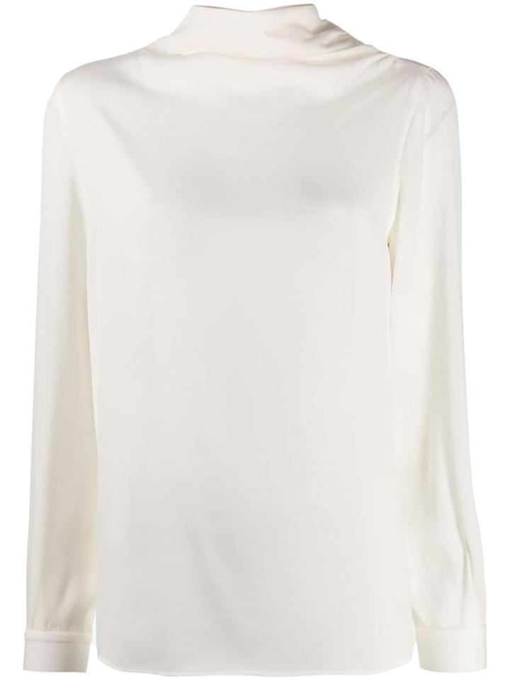 Fabiana Filippi Roll Neck Blouse - White