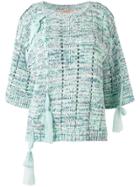 Twin-set Cold Shoulder Jumper - Blue