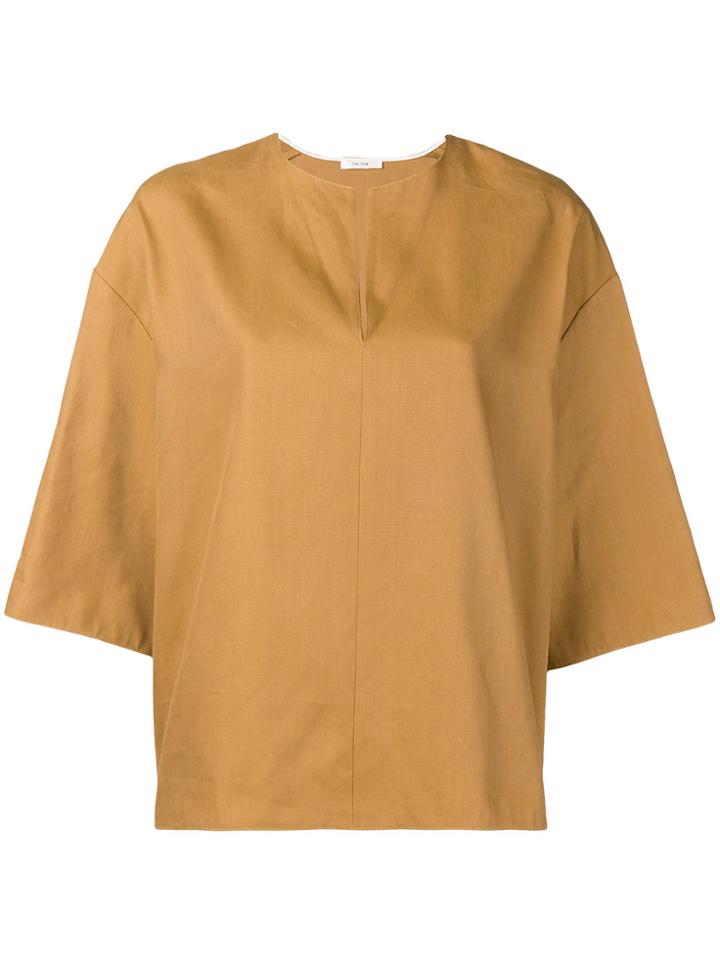 The Row Wide Sleeves Blouse - Brown