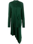 Christian Wijnants Asymmetric Shirt Dress - Green