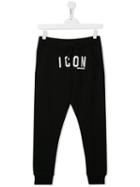 Dsquared2 Kids Teen Logo Print Track Trousers - Black