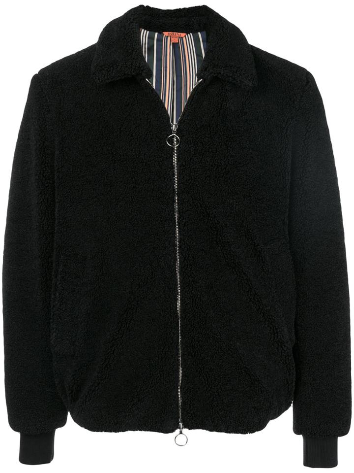 Barena Faux Shearling Jacket - Black