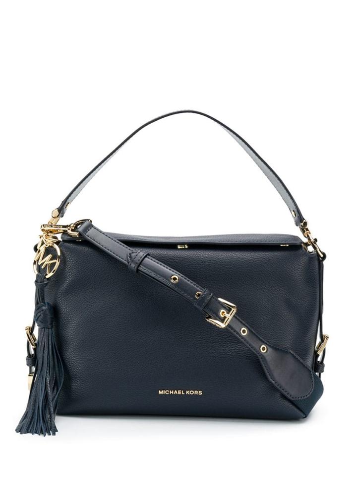 Michael Michael Kors Brooke Medium Pebbled Tote Bag - Blue