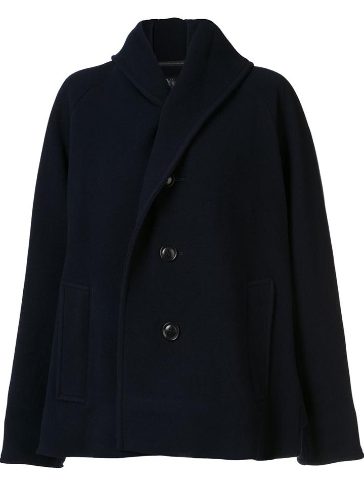 Y's Hooded Short Coat
