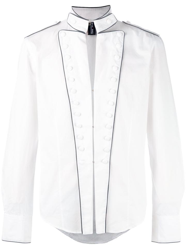 Jean Paul Gaultier Vintage Military White Shirt