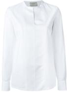 Lanvin Cut Out Detail Shirt, Women's, Size: 38, White, Cotton