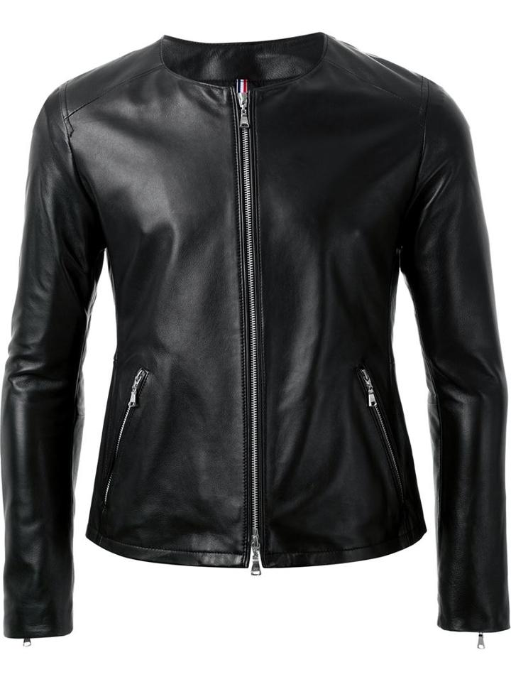 Guild Prime Lambskin Zip Jacket, Men's, Size: Medium, Black, Lamb Skin