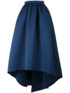 Paule Ka High Low Full Skirt - Blue