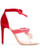 Alexandre Birman Gradient Bow Sandals - Pink