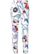 Emilio Pucci - Printed Slim Trousers - Women - Cotton/acetate/viscose - 44, Cotton/acetate/viscose