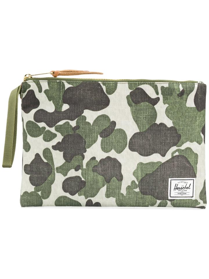 Herschel Supply Co. Camouflage Print Coin Pouch - Green