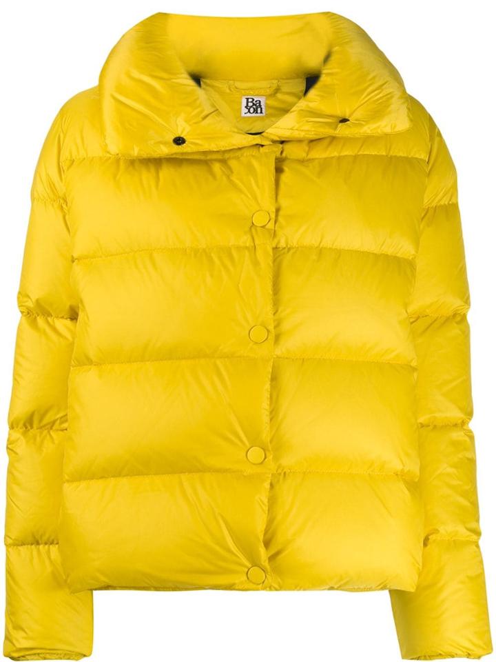 Bacon Short Padded Jacket - Yellow