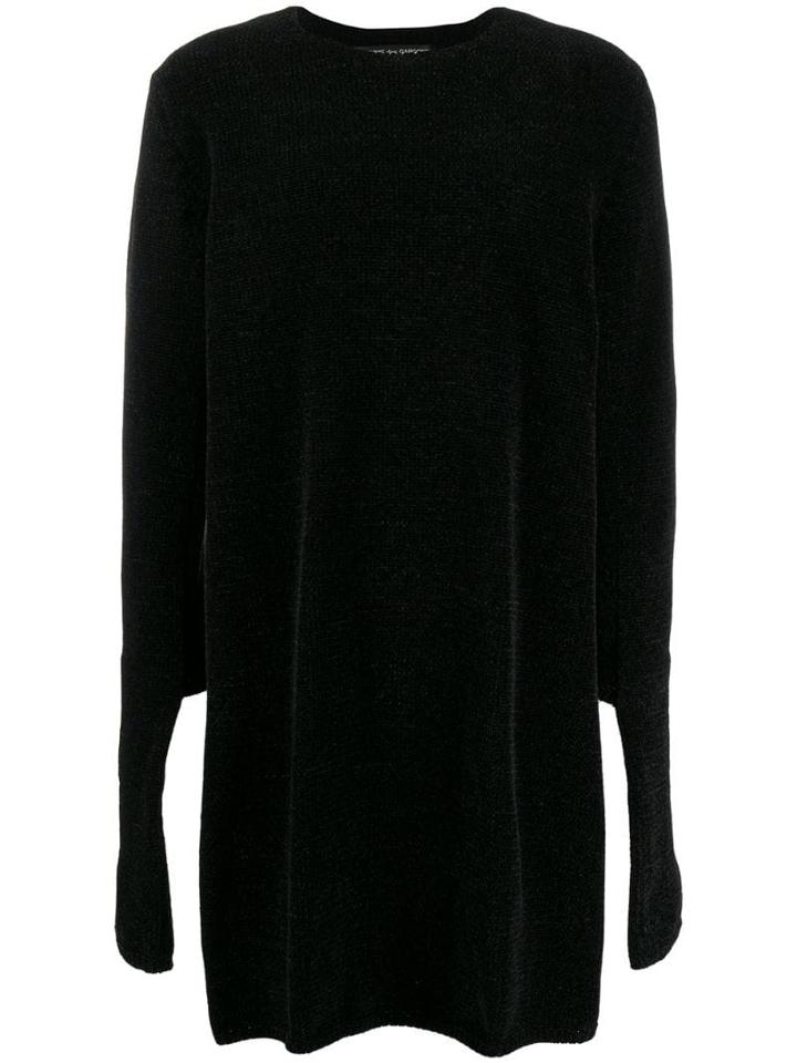 Comme Des Garçons Homme Plus Knit Sleeve Detail Jumper - Black
