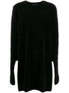 Comme Des Garçons Homme Plus Knit Sleeve Detail Jumper - Black