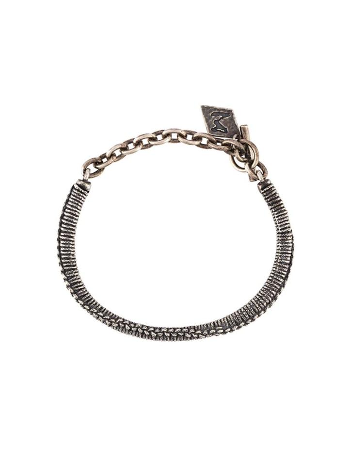 M. Cohen Braided Metallic Bracelet