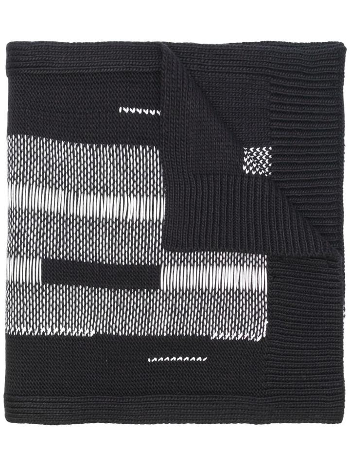 Y-3 Chunky Knit Scarf - Black