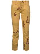 Nili Lotan Jenna Camouflage Trousers - Yellow